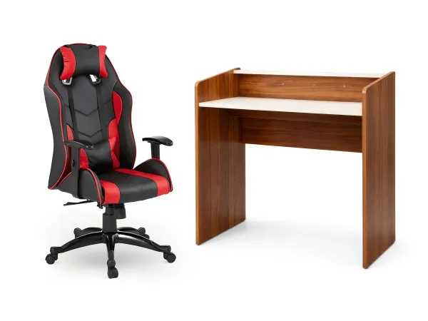 Luna Engineered Wood Study Table With ProXtreme Gaming Chair